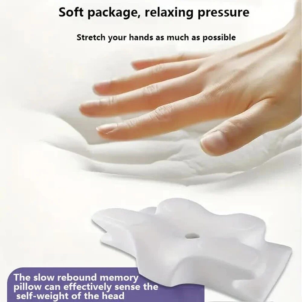 Butterfly Contour Memory Foam Pillow