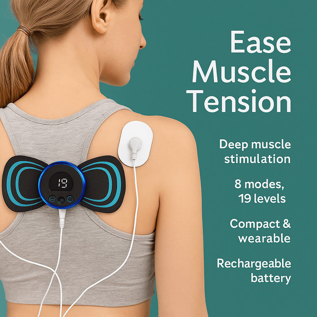 CalmWave Smart EMS Neck and Body Massager