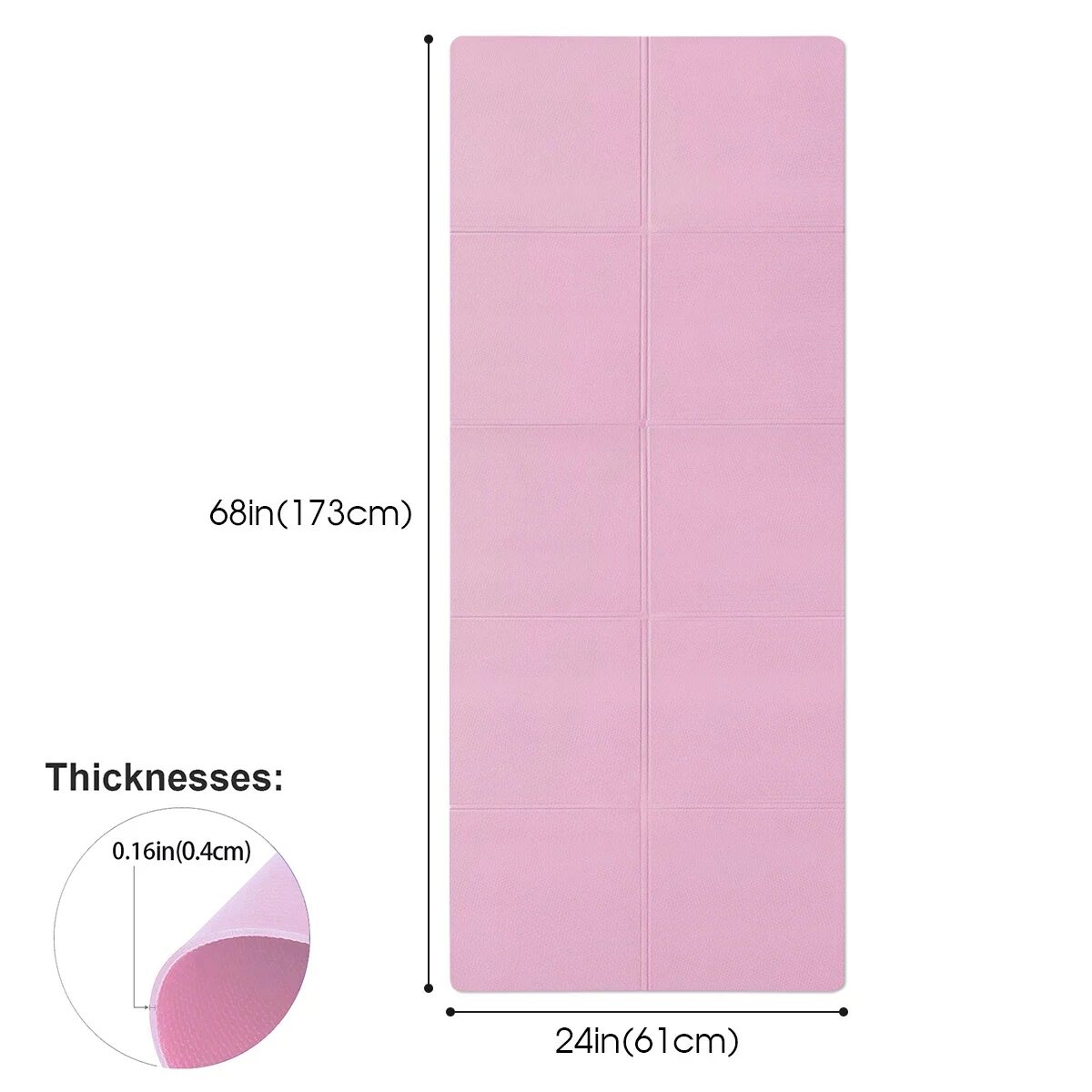 SereniForm 4mm Cushioned EVA Yoga Mat
