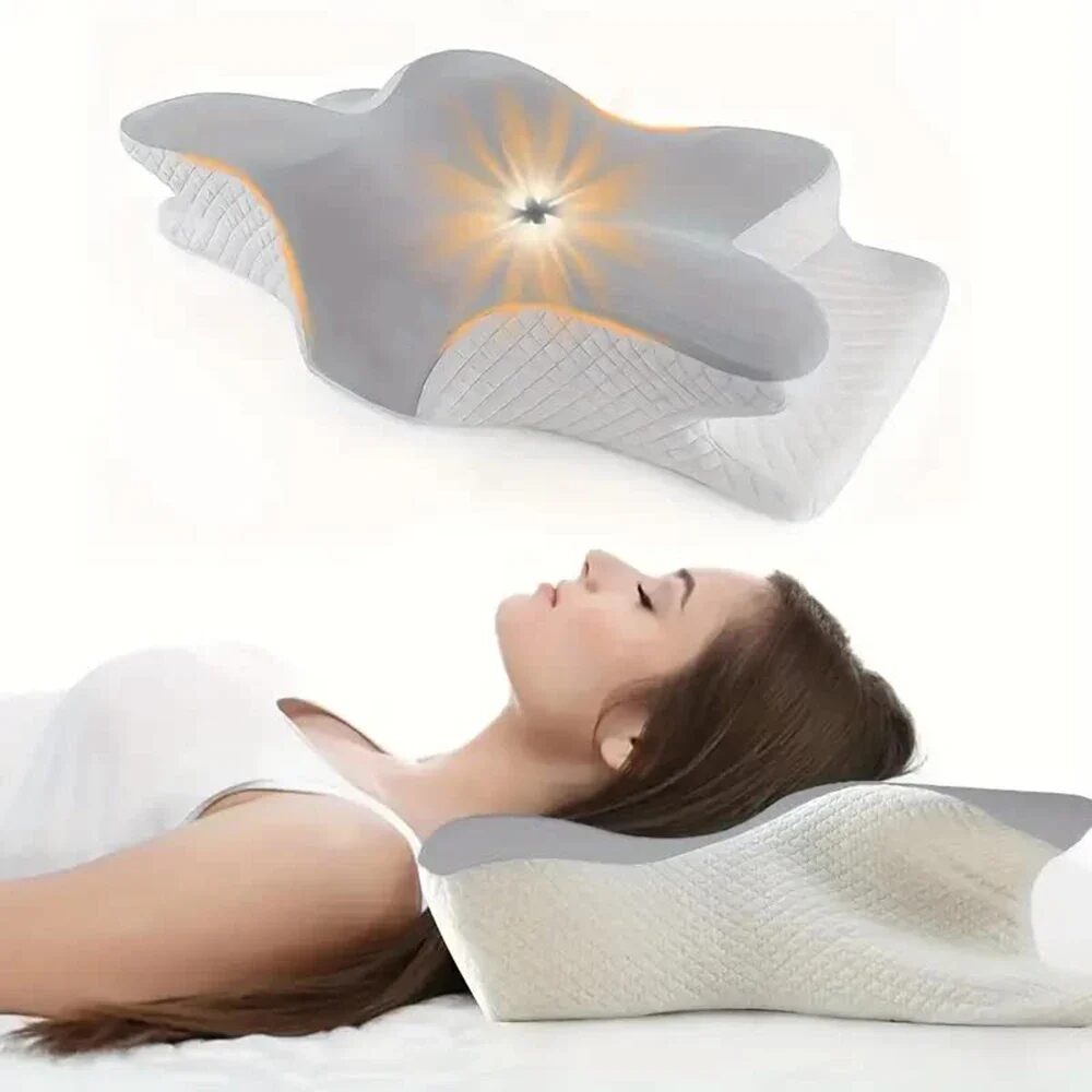 SereniRest Butterfly Contour Memory Foam Pillow