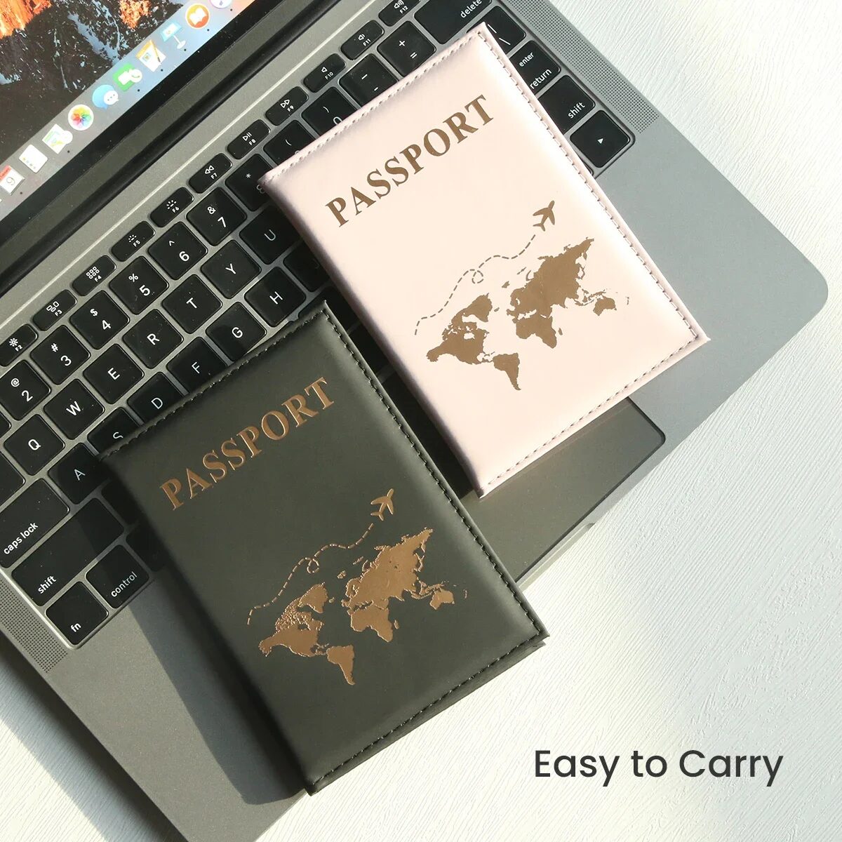 GlobeEase Slim World Map Passport Wallet