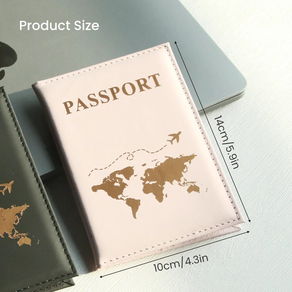 GlobeEase Slim World Map Passport Wallet