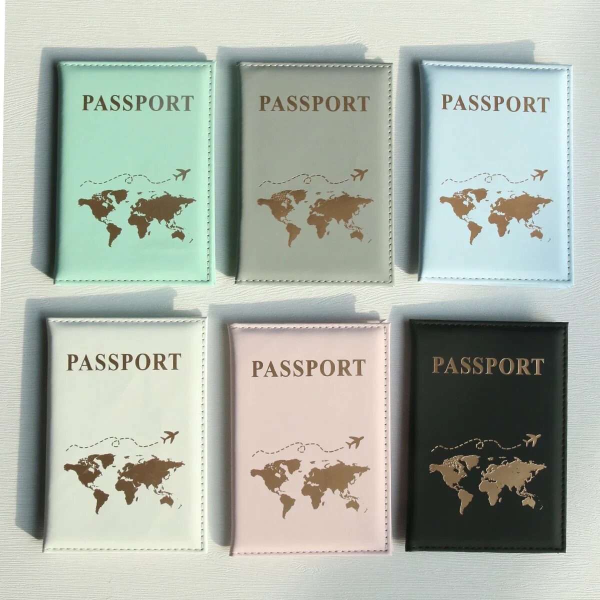 GlobeEase Slim World Map Passport Wallet