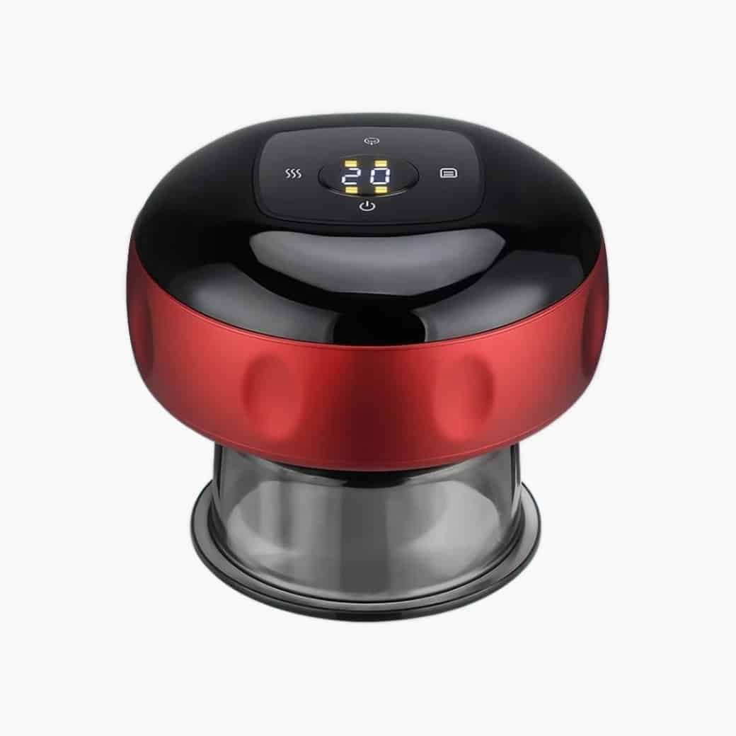 Cupping therapy on back