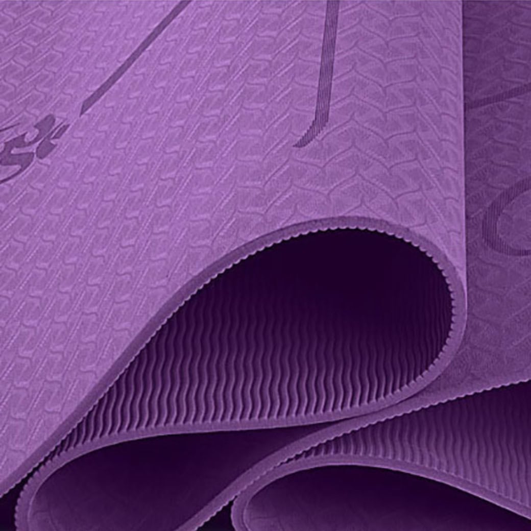 Purple yoga mat texture