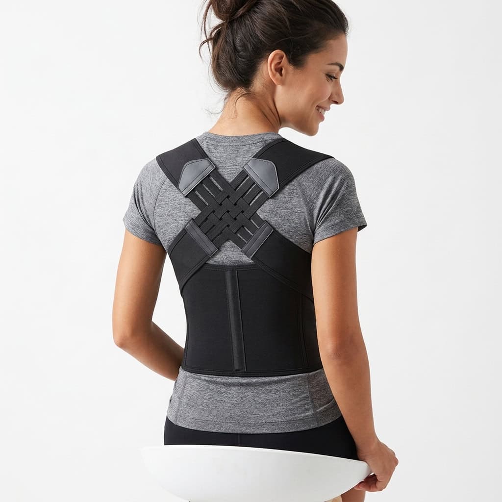 Back posture support brace