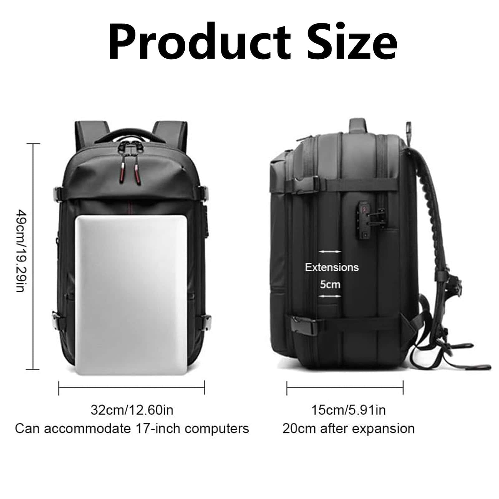 Version 1.0.0 Backpacks in multiple colors displayed