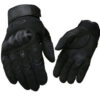 Black tactical gloves